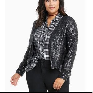 Black Sequences Jacket